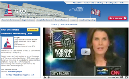 Canal de la GAO en Youtube Canal de la GAO en Youtube