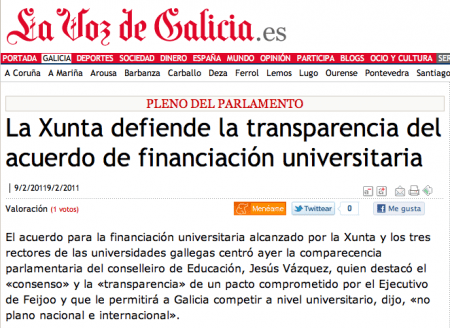 Universidades de Galicia (ver)
