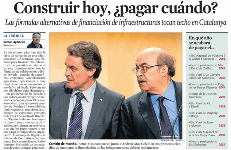 Infraestructuras catalanas