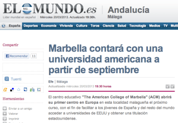 Marbella Uni americana