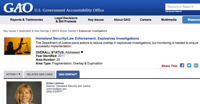 GAO-seguimiento recomendaciones