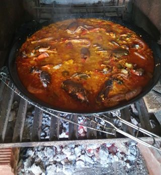 Paella-bañezana