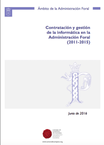 CONTRATACIÓN Y GESTIÓN DE LA INFORMÁTICA EN LA ADMINISTRACIÓN. FORAL