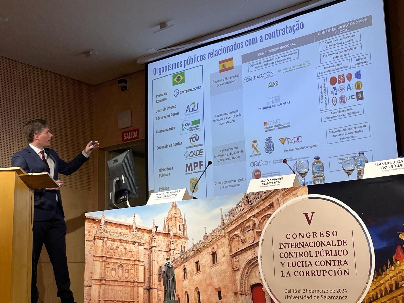Manuel García en la palestra