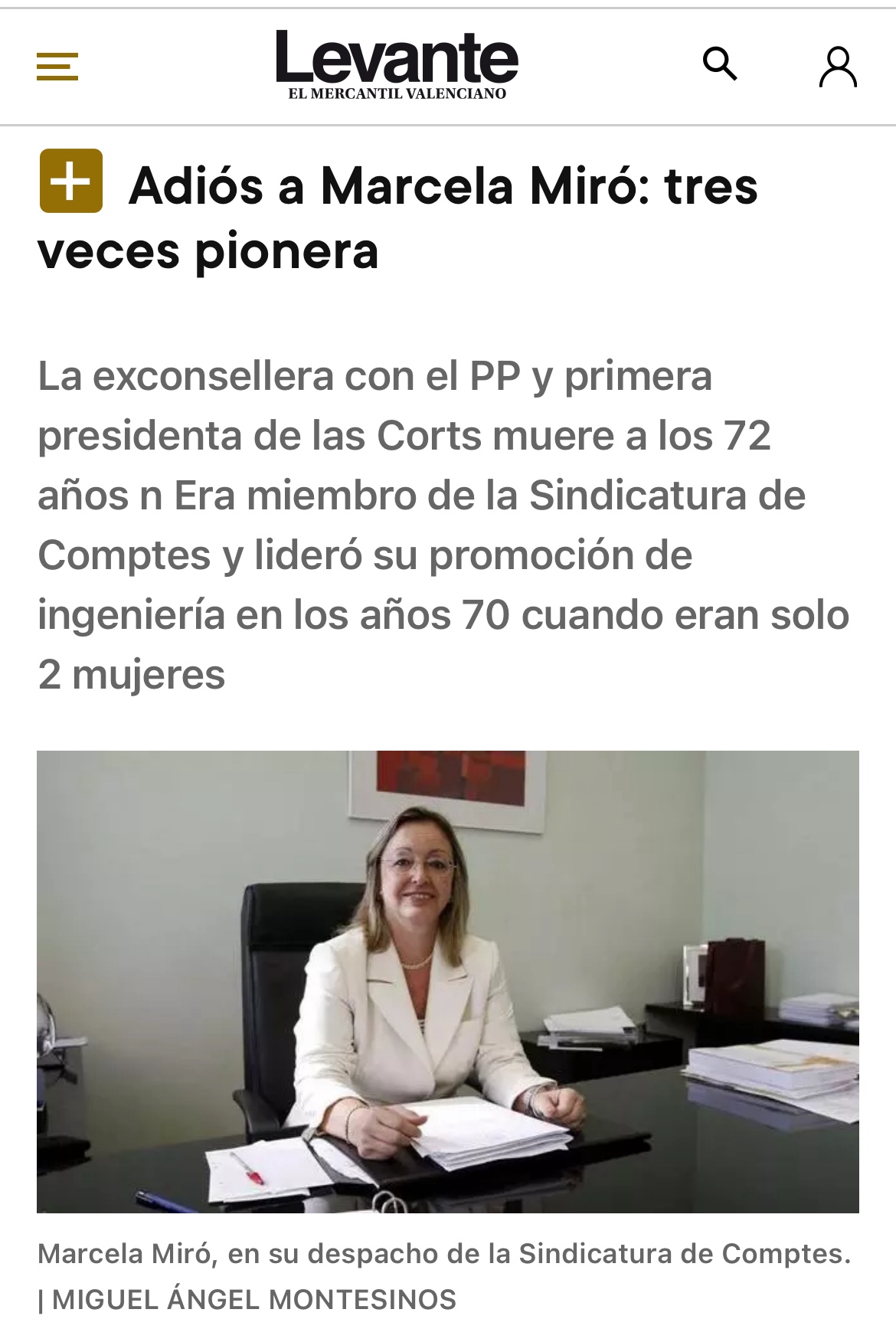 En memoria de Marcela Miró