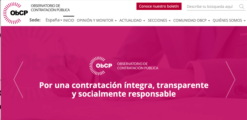 Entre el mar y la montaña, la contratación pública en&nbsp;España