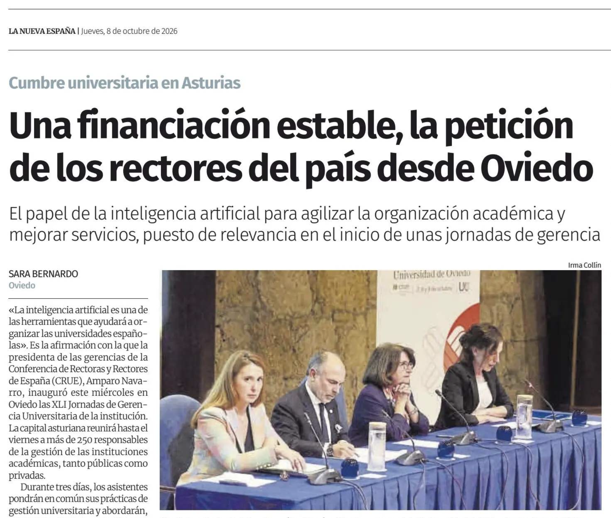 Cuarenta años de gestión universitaria
